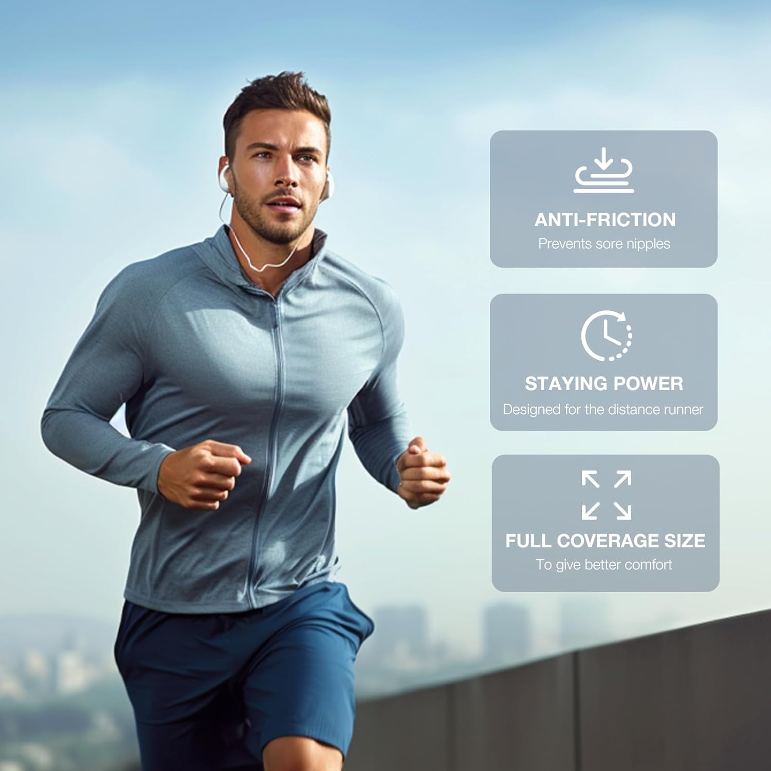 Nipple Covers for Men,100Pcs(50Pairs) Mens Nipple Covers,Anti-Chafing Running Nipple Covers Men for Sports and Daily Wear