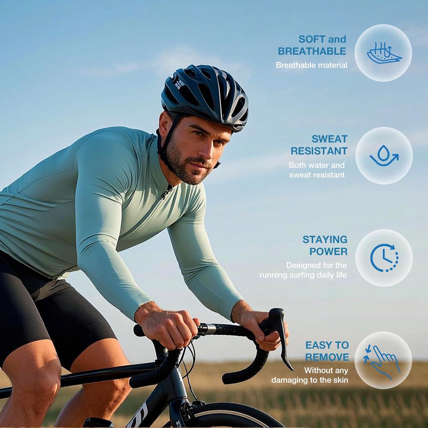 Nipple Covers for Men,100Pcs(50Pairs) Mens Nipple Covers,Anti-Chafing Running Nipple Covers Men for Sports and Daily Wear